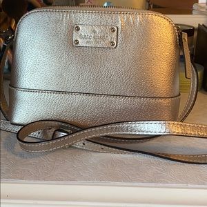 Kate space metallic crossbody purse